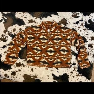 American Eagle Aztec Sherpa